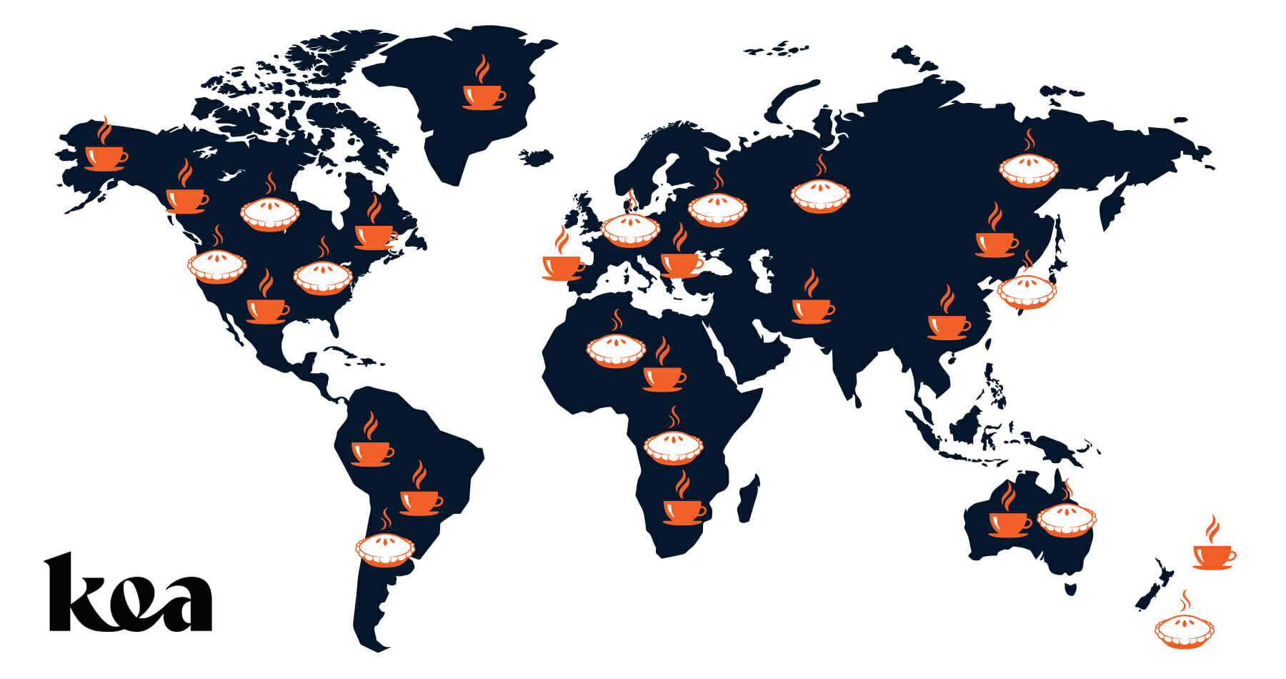 The Kea Global Kiwi Pie and Flat White Directory