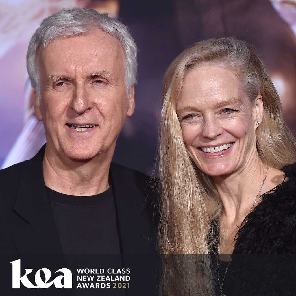 Kea World Class New Zealand Award Winner James Cameron And Suzy Amis Cameron